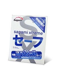 Презерватив Sagami Xtreme Ultrasafe с двойным количеством смазки - 1 шт. - Sagami - купить с доставкой в Ставрополе