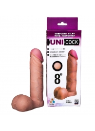 Фаллическая насадка для страпона UNICOCK 8  - 20 см. - LOVETOY (А-Полимер) - купить с доставкой в Ставрополе