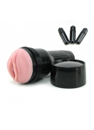 Мастурбатор-вагина Fleshlight - Vibro Pink Lady Touch с вибрацией - Fleshlight - в Ставрополе купить с доставкой