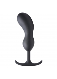 Черный массажер простаты с утяжелителями Premium Silicone Weighted Prostate Plug XL - 20,8 см. - XR Brands - в Ставрополе купить с доставкой