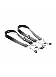 Ремни с зажимами для половых губ Spread Labia Spreader Straps with Clamps - XR Brands - купить с доставкой в Ставрополе