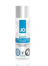 Охлаждающий лубрикант на водной основе JO Personal Lubricant H2O COOLING - 60 мл. - System JO - купить с доставкой в Ставрополе