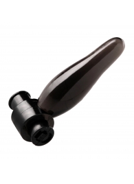 Дымчатая анальная мини-пробка с вибропулей Vibrating Bum Tickler Mini Anal Plug - 6,3 см. - XR Brands