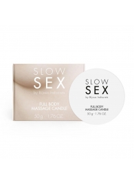 Массажная свеча для всего тела Slow Sex - 50 гр. - Bijoux Indiscrets - купить с доставкой в Ставрополе