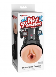 Мастурбатор-вагина в колбе Super Juicy Snatch - Pipedream - в Ставрополе купить с доставкой