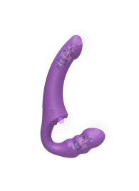 Фиолетовый безремневой страпон Straples Strap-On Dildo - Erokay - купить с доставкой в Ставрополе