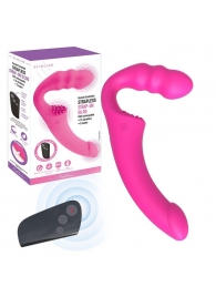 Розовый безремневой страпон Straples Strap-On Dildo - Erokay - купить с доставкой в Ставрополе