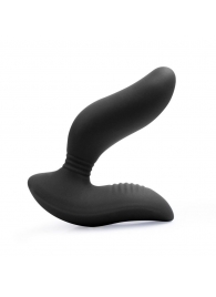 Черный вибромассажер простаты 3,5’’ Curve P-spot Massager - 12 см. - Erokay - в Ставрополе купить с доставкой