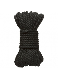 Черная верёвка для связывания и фиксации Bind Tie - 9,14 м. - Doc Johnson - купить с доставкой в Ставрополе