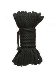 Черная верёвка для связывания и фиксации Bind Tie - 15,24 м. - Doc Johnson - купить с доставкой в Ставрополе