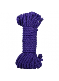 Фиолетовая верёвка для связывания и фиксации Bind Tie - 9,14 м. - Doc Johnson - купить с доставкой в Ставрополе