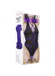 Фиолетовая верёвка для связывания и фиксации Bind Tie - 15,24 м. - Doc Johnson - купить с доставкой в Ставрополе