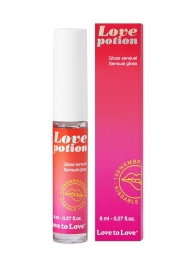 Возбуждающий блеск для губ Love Potion - 8 мл. - Love to Love - купить с доставкой в Ставрополе