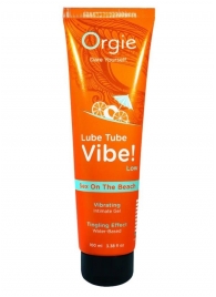 Гель с эффектом вибрации Lube Tube Vibe Low Sex On The Beach - 100 мл. - ORGIE - купить с доставкой в Ставрополе