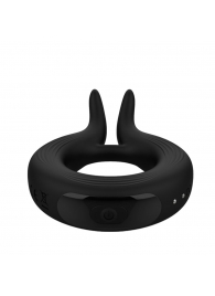 Черное эрекционное кольцо Marry Me Rechargeable Vibrating Cockring - Adrien Lastic - в Ставрополе купить с доставкой