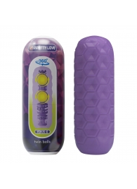 Фиолетовый мастурбатор Venus-X Twin balls - Baile - в Ставрополе купить с доставкой