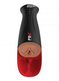 Мастурбатор-вагина в колбе с вибрацией Fuck-O-Matic Pro XL - Pipedream - в Ставрополе купить с доставкой