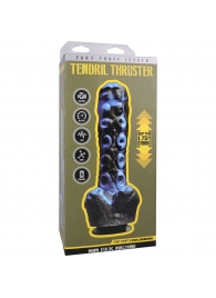 Черно-синяя мини-машина на присоске Tendril Thruster - 21,6 см. - Doc Johnson - купить с доставкой в Ставрополе