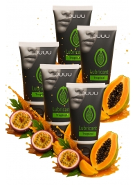 Набор из 5 съедобных лубрикантов JUJU со вкусом тропических фруктов - JuJu - купить с доставкой в Ставрополе