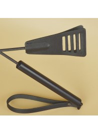 Черный кожаный стек «Сириус» - 60 см. - Sitabella - купить с доставкой в Ставрополе