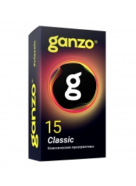 Классические презервативы с обильной смазкой Ganzo Classic - 15 шт. - Ganzo - купить с доставкой в Ставрополе