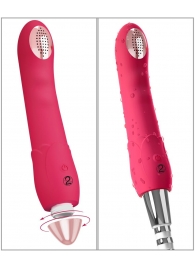 Малиновая насадка на душ с вибрацией Showers to orgasm - 20,1 см. - Orion - купить с доставкой в Ставрополе