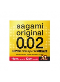 Презерватив увеличенного размера Sagami Original 0.02 XL-size - 1 шт. - Sagami - купить с доставкой в Ставрополе