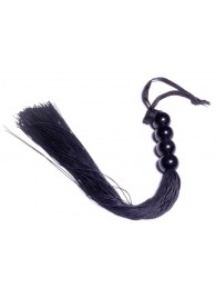 Черная силиконовая плеть - 37 см. - Boys of Toys - купить с доставкой в Ставрополе