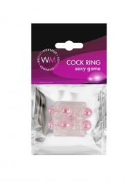 Прозрачная насадка на пенис с цветными шариками - Erowoman-Eroman - в Ставрополе купить с доставкой