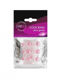 Прозрачная сквозная насадка на пенис с цветными шариками - Erowoman-Eroman - в Ставрополе купить с доставкой