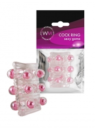 Прозрачная сквозная насадка на пенис с цветными шариками - Erowoman-Eroman - в Ставрополе купить с доставкой