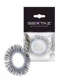 Круглое эрекционное кольцо с длинными «ресничками» - Sextaz - в Ставрополе купить с доставкой