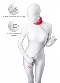 Красный ошейник с подкладкой из меха - ToyFa - купить с доставкой в Ставрополе