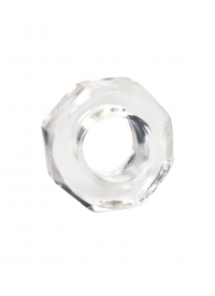 Прозрачное эрекционное кольцо в форме гайки - Sex Expert - в Ставрополе купить с доставкой