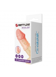 Телесная насадка на пенис Booker - 8 см. - Baile - в Ставрополе купить с доставкой