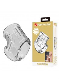 Прозрачная насадка на пенис и мошонку - Baile - в Ставрополе купить с доставкой