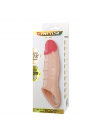Телесная удлиняющая насадка на пенис Darnel - Baile - в Ставрополе купить с доставкой