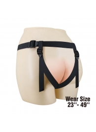 Черные трусики харнесс с платформой Caludio I - Baile - купить с доставкой в Ставрополе