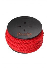 Красная веревка для шибари на катушке - 5 м. - Pecado - купить с доставкой в Ставрополе