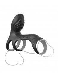 Черная насадка на пенис Ultimate Couples Cage Pro - Pipedream - в Ставрополе купить с доставкой