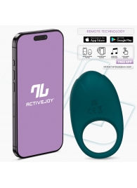 Зеленое интерактивное виброкольцо Ringo - Intoyou - в Ставрополе купить с доставкой