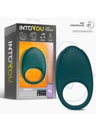 Зеленое интерактивное виброкольцо Ringo - Intoyou - в Ставрополе купить с доставкой