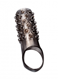 Дымчатая насадка на пенис с выпуклостями - 12 см. - Sex Expert - в Ставрополе купить с доставкой