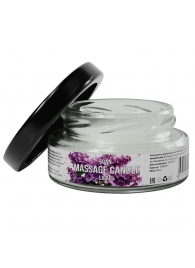 Массажная свеча «Сирень» - 50 мл. - SGAN - купить с доставкой в Ставрополе