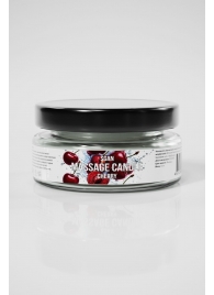 Массажная свеча «Спелая вишня» - 50 мл. - SGAN - купить с доставкой в Ставрополе