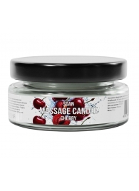 Массажная свеча «Спелая вишня» - 50 мл. - SGAN - купить с доставкой в Ставрополе