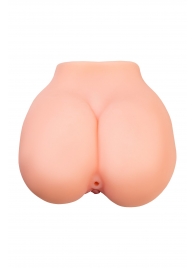 Реалистичный мастурбатор в форме попки с 2 любовными входами - No Name - в Ставрополе купить с доставкой