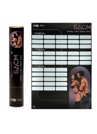 Плакат для двоих со скретч-слоем «БДСМ» - Сима-Ленд - купить с доставкой в Ставрополе