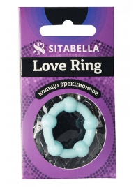 Цветное эрекционное кольцо Love Ring с бусинами - Sitabella - в Ставрополе купить с доставкой
