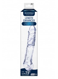 Прозрачная насадка-удлинитель Length Enhancer с подхватом - 22,3 см. - NMC - в Ставрополе купить с доставкой